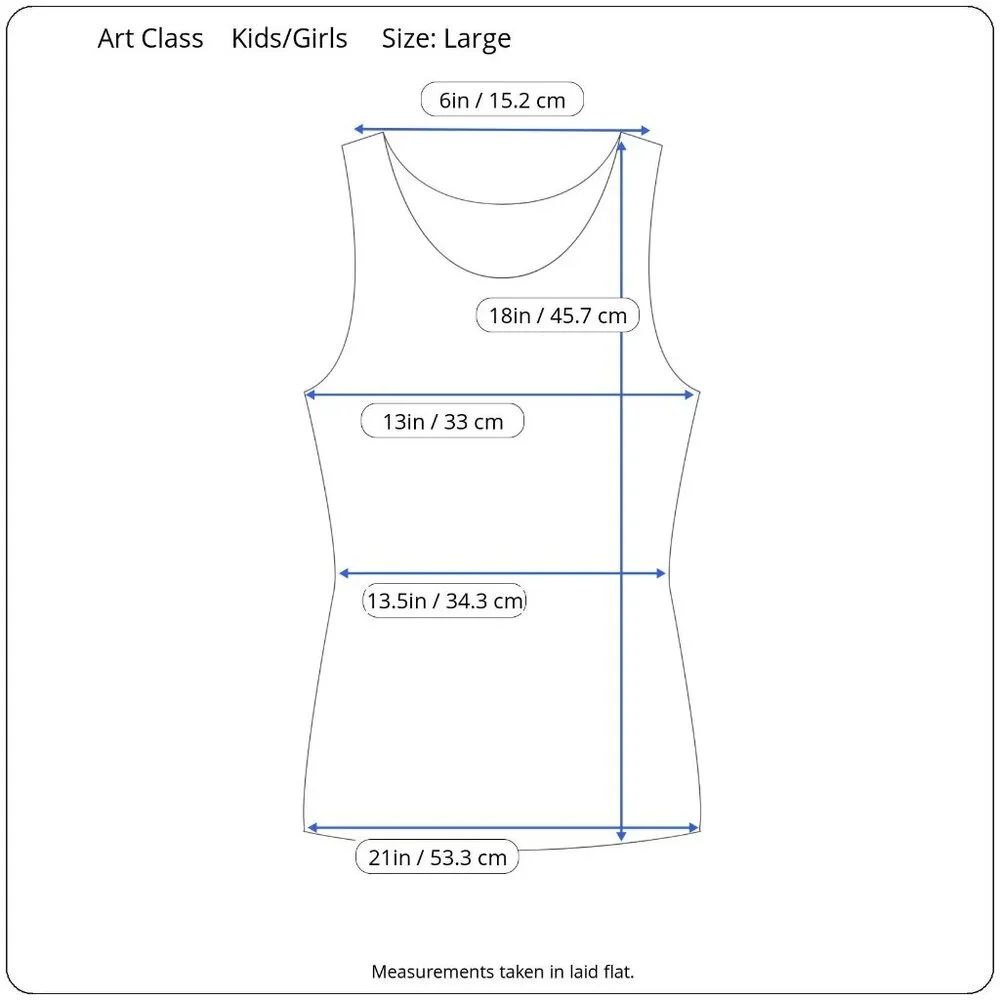 Art Class Little Girls Blue Ruffle Smocked Tank Top Peplum Hem Large (10-12) - Picture 3 of 8